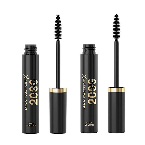 2-pack Max Factor 2000 Calorie Mascara Black 9ml Transparent