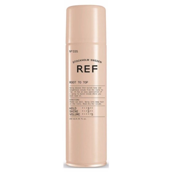 REF 335 Root to Top Spray Mousse 250ml Transparent