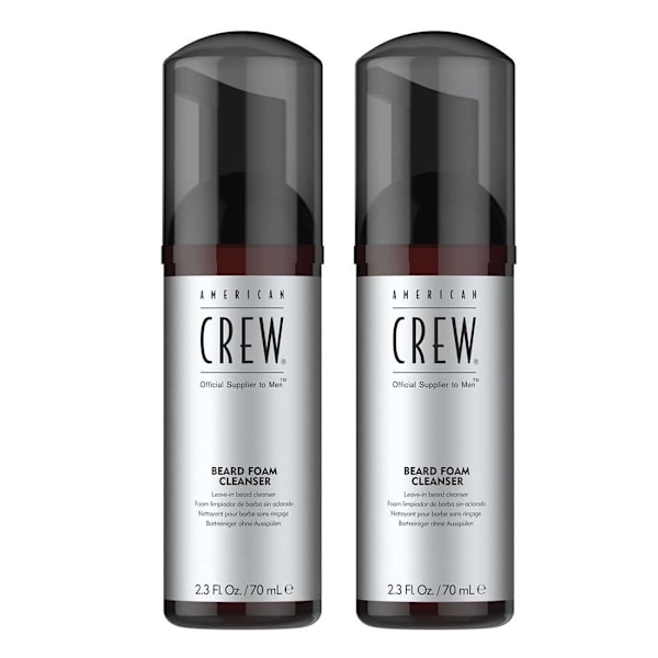 2-pack American Crew Beard Foam Cleanser 70ml Transparent