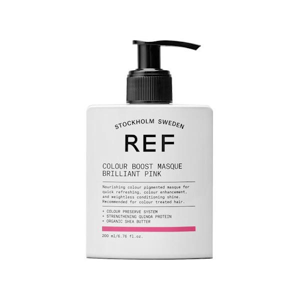 REF Colour Boost Masque Brilliant Pink 200ml Transparent