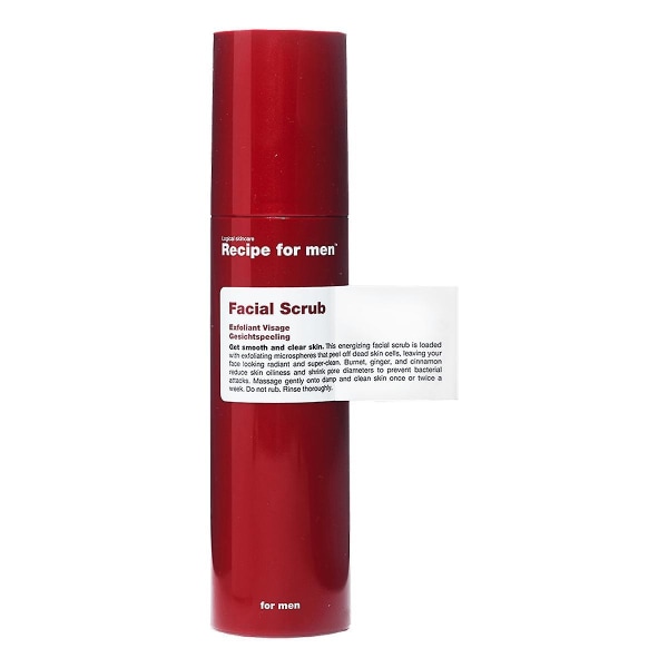 Opskrift til mænd Facial Scrub 100ml Transparent
