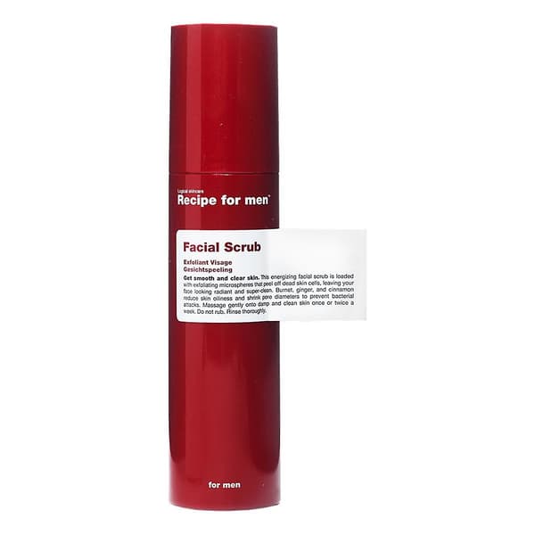 Resepti miehille Facial Scrub 100ml Transparent