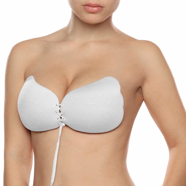 Bye Bra Lace Bra White Strl D Transparent