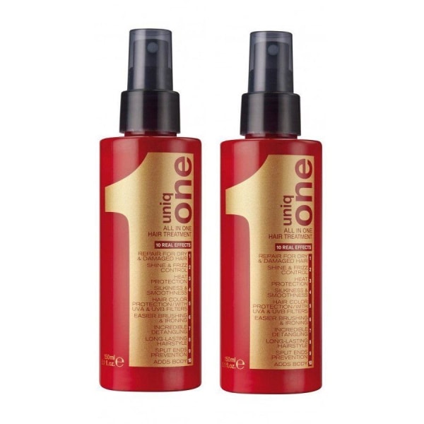 2-Pack Revlon Uniq One All In One Hair Treatment 150ml Transparent