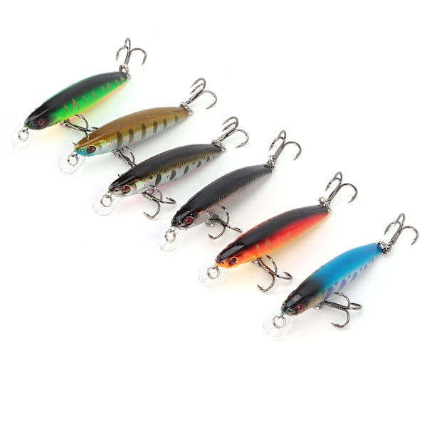 Minnow Fishing Lure Topwater Hard Bait Wobbler Jig Bait Karp Randig Bass Fishing SwimBait