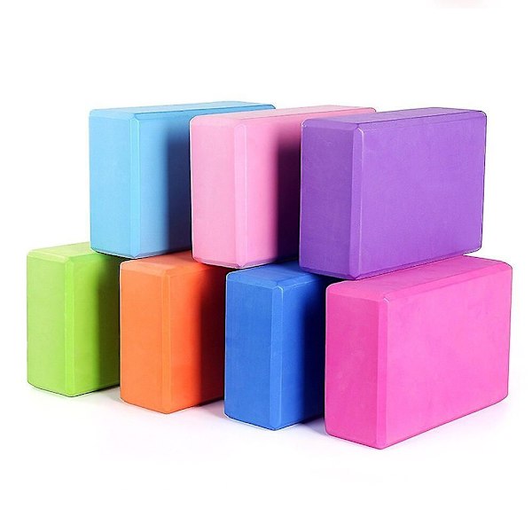Exercise Fitness Sport Gym Pilates Yoga Block Eva Foam Yoga Brick For Crossfit Exercise Workout Training Bodybuilding Equipment Purple