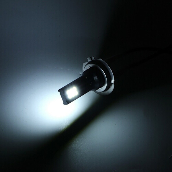2 x H7 LED-ajovalot autolle DC12-24 6500K