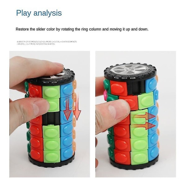 Profesjonell Magic Cube Fidget Toy Corn Stress Reliever Rubix Cube respekteras 5th order 50g