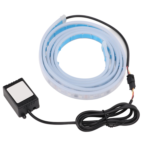 70 cm Motorhjelmslys 12V RGB Vandafvisende Multifarvet Lys APP Kontrol Bil Eksteriør LED-Stribelys