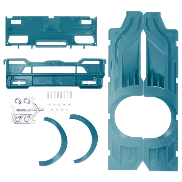 RC Wide Body Stor Kropsplast Modificeringskit Passer til WPL D12 RC Truck Grøn