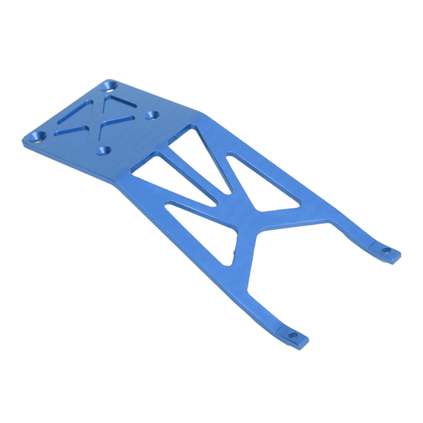 Aluminiumslegering Front Chassis Beskyttelsesplade Pladebeskyttelse til TRAXXAS SLASH 2WD 1/10 RC Bil Blå