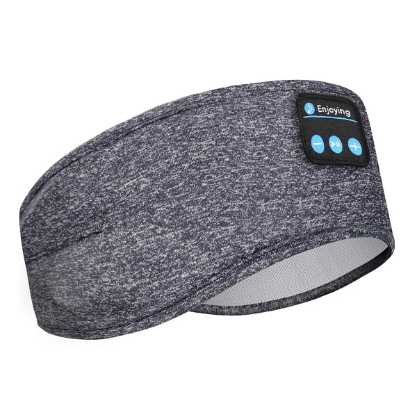 Trådløse søvnhovedtelefoner Bluetooth Sport hovedbånd til Yoga Meditation Running Grey Seneste produkter gray