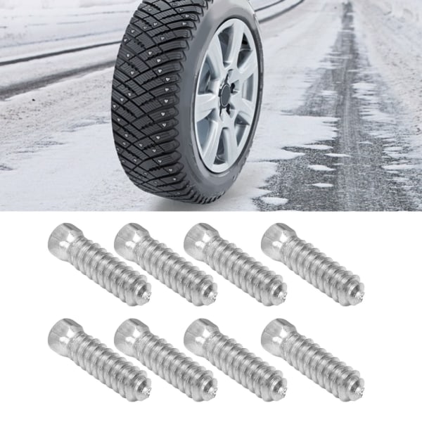 50 stk. sne anti-skrid dæk pigge skruer M6x6mm sne dæk pigge til racerbil gaffeltruck motorcykel off road køretøj