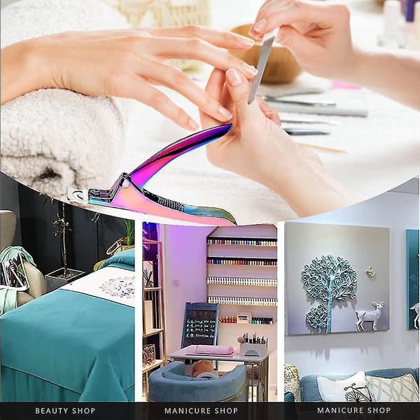 Nail Shop Trimmesaks i rustfrit stål (farve)
