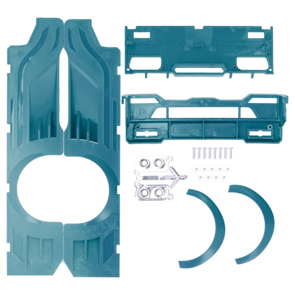 RC Wide Body Stor Kropsplast Modificeringskit Passer til WPL D12 RC Truck Grøn