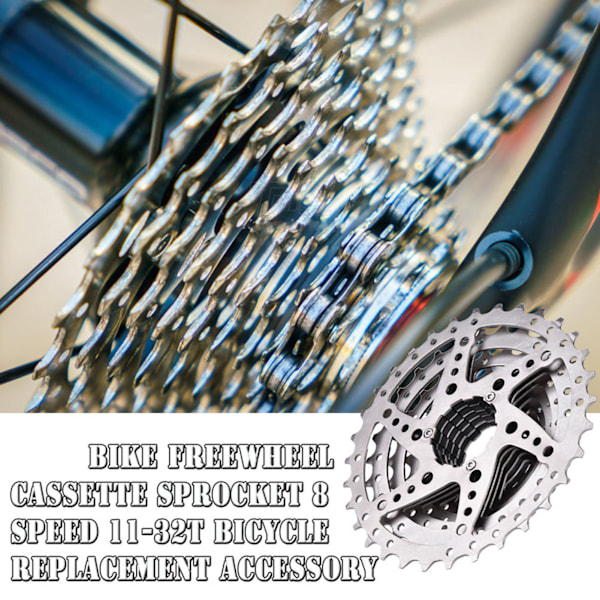 ZTTO Bike Freewheel Cassette Sprocket 8 Speed ​​11-32T Cykelbytestillbehör