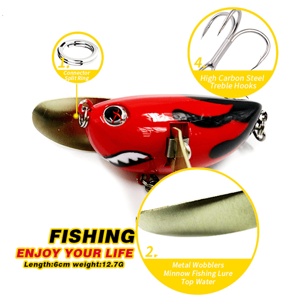 Topwater Mini Crankbait Kalastusvieheet Kelluva Swimbbait Kova Syötit Makealle Vedelle Ja Suolavedelle