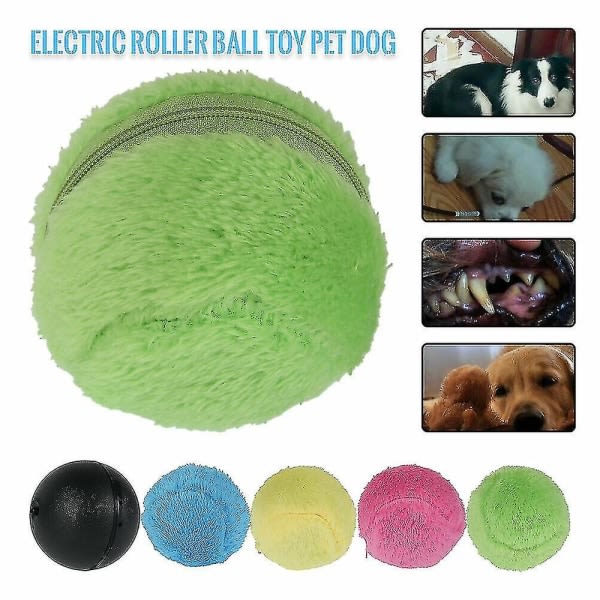 Magic Roller Ball Toy Automatisk Pet Hund Cat Active Rolling Ball Elektriske leker anbefales