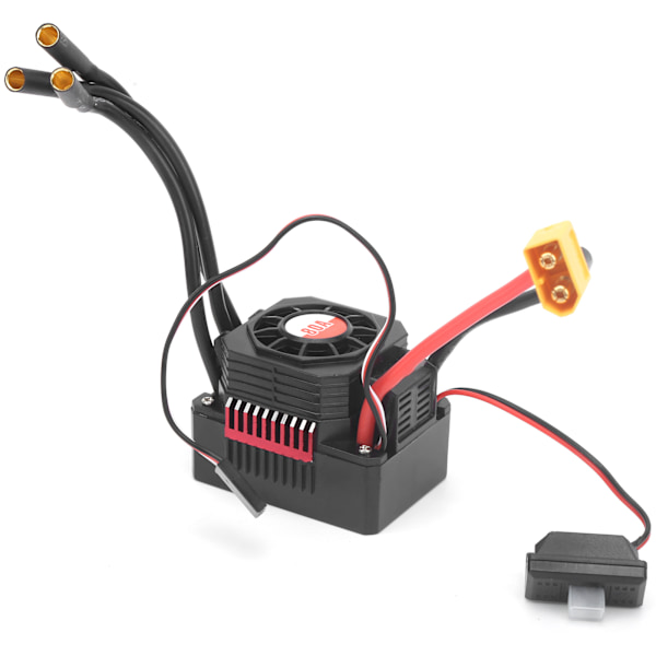 SURPASSHOBBY 80A Vandtæt Brushless ESC med XT60 Stik til 1/10 1/8 RC Bil