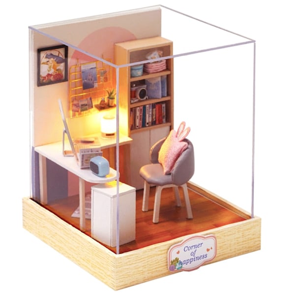 Cutebee DIY Nukkekoti 1/36 mittakaavan miniatyyri nukkekoti Japanilainen puutarharakennussarja Lelut lapsille Syntymäpäivälahjat QT30