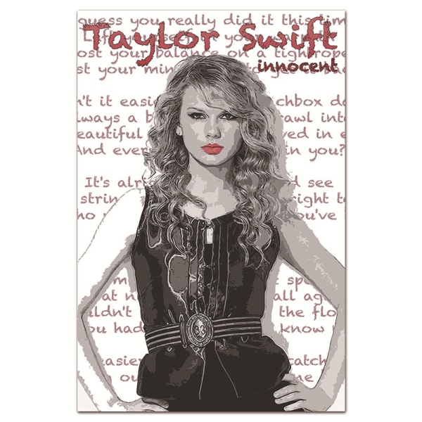 Taylor Swift Perifer plakat Tapestry Style 11 julegave 40*50CM