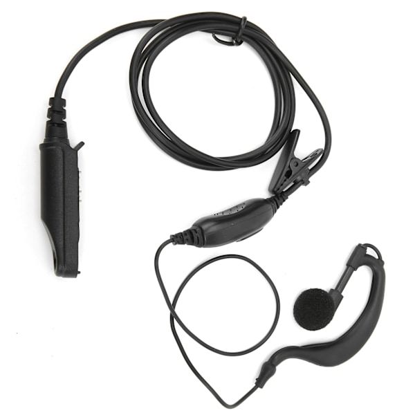 Tvåvägsradio vattentät hörsnäcka med mikrofon C Shape Single Headset för BFUV9R BFA58 BF9700 BFUV 9R Plus