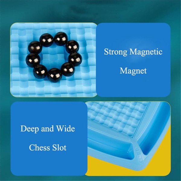 Vanhemman ja lapsen interaktiivinen magneettilautapeli, magneettinen moninpeli, magneettinen lautapeli - 20 kpl