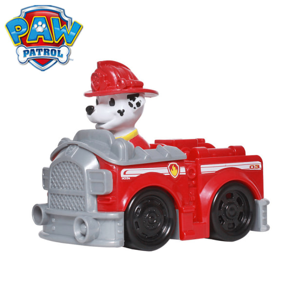 Paw Patrol Rescue Toy Set Inertial Car Paw Patrol Car Racing Komplett set respekteras Fire truck Maomao 16605-1