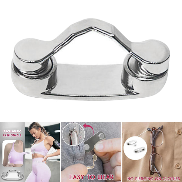 Magneettinen silmälasikehys sinkkiseoksesta 2pcs