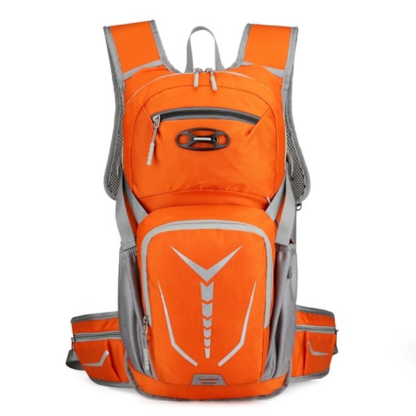 Rygsæk 18L til løb / cykling Sort Orange Orange