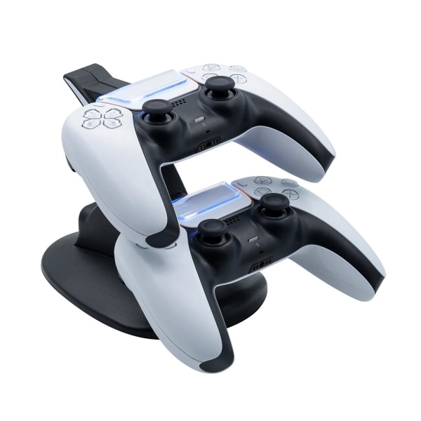 PS5 Ladestasjon - Laderkontroll / Håndkontroll Playstation klassisk julegave black