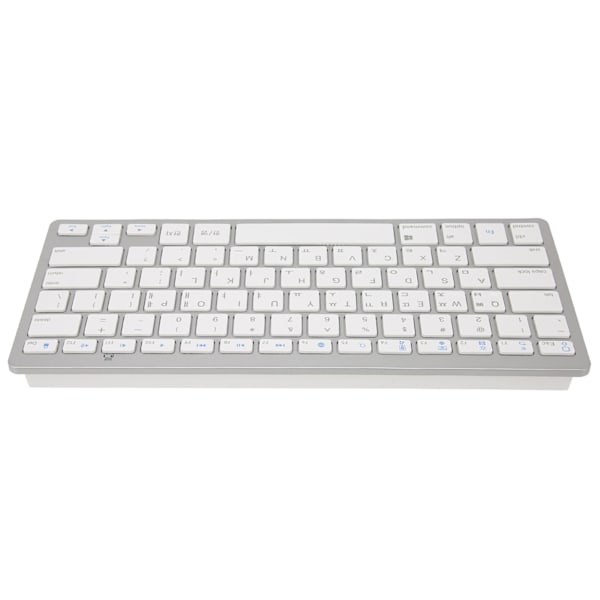 Trådløst Tastatur Mini 78 Taster Ultra Tyndt Bærbar Hvid Computer Tastaturer til Android til OS X til IOS til Windows Koreansk