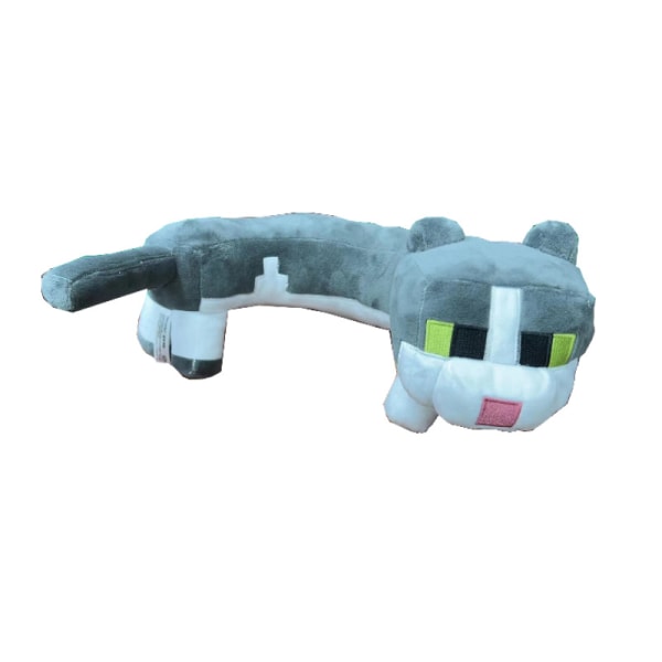 Minecraft Plyschleksak Doll Katt Nackkudde Steve Bat Doll respekteras cat neck pillow