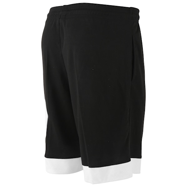 Man Sommar Sport Shorts Snabbtorkande Träningsshorts för Basket/Löpning SvartXXXXL