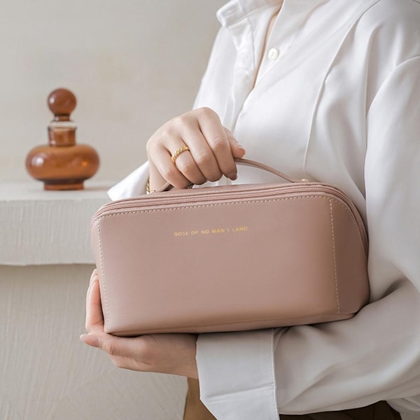 Sminkväska / Necessär / Sminkförvaring - Väska för Smink Beige Beige