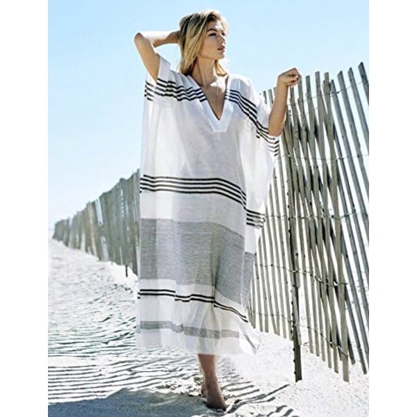 Dame Badedragt Bluse Etnisk Print Lang Nederdel