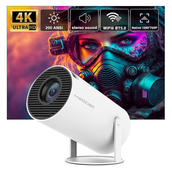 Projektor 4k Android 11 Dual Wifi6 200 Ansi Allwinner H713 Bt5.0 anbefales