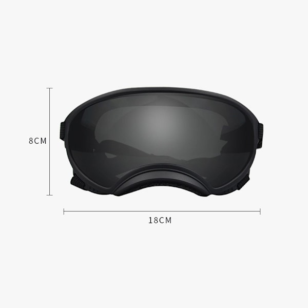 Justerbara Hundeglasögon Djur Anti-UV Solglasögon 4