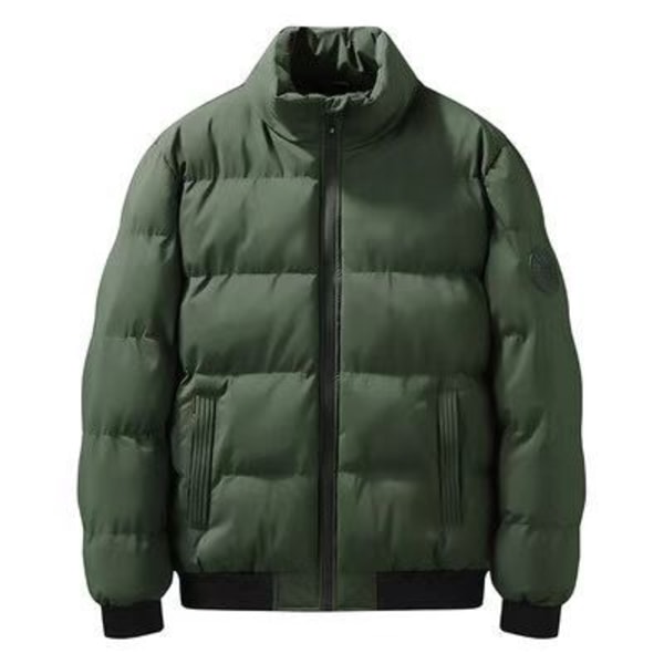 Vinterfrakke Herrefrakke Bomuldsfrakke Varm Casual Letvægtsfrakke ArmyGreen ArmyGreen XXL