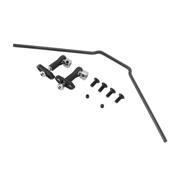 Svart RC Bil Foran Anti Tilt Tie Rod Vibrasjonsreduserende Anti Roll Tilt Bar for ZD Racing 08421 1/8