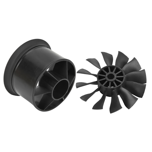 RC-fly 50mm Dyserør 12-bladet Propell Dyserør for 3300/4000/4600/5000KV Motor Positiv Propell