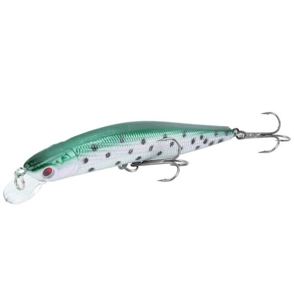 5 stk. Plastik Simuleret Minnow Long Shot Lure Bait med Treble Hook Fiskegrej 7#