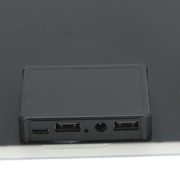 Bærbar Solcellelader 12V 20W Monokrystallinsk Dobbelt USB-udgang Batterilader til Campingvogn Bil Båd