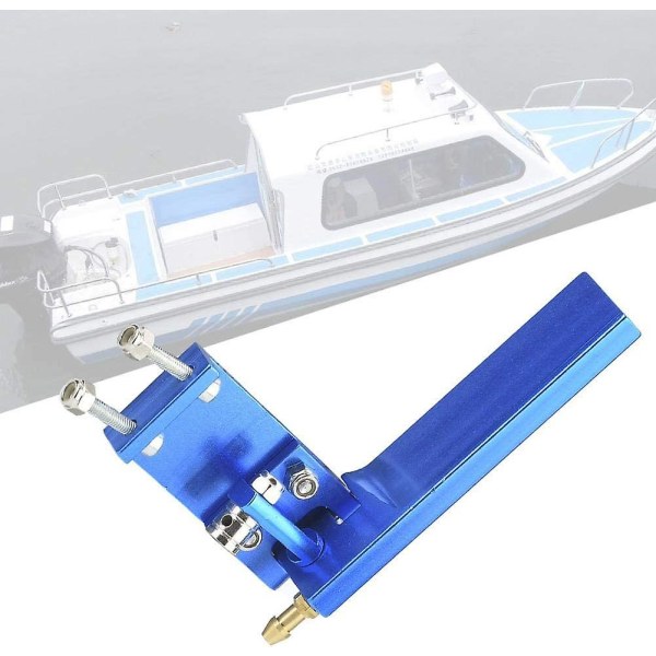 Rc roder, aluminium roder med dispenser för fjärrkontroll Elektrisk/metanol Båtmodell (blå, 95 mm) gillade