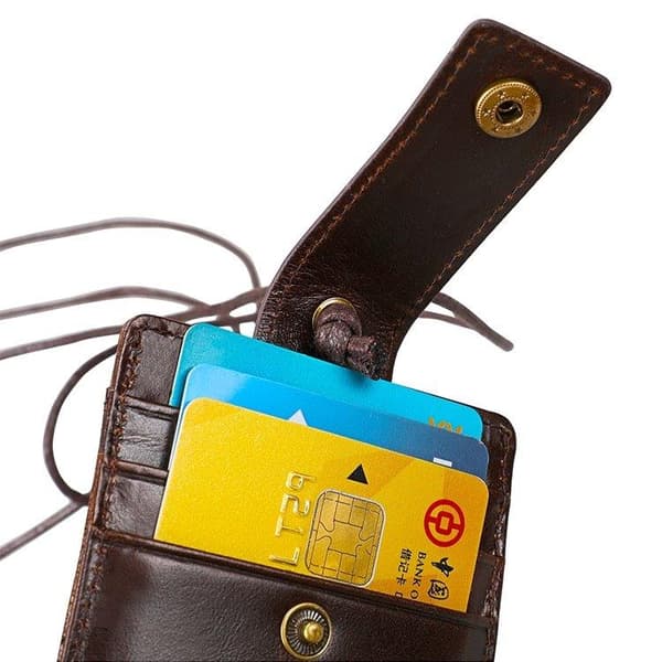 RFID kortholder med nakkestropp og ID-brikke