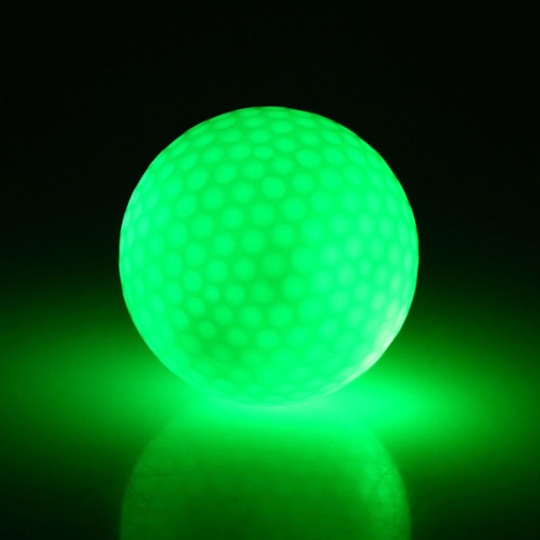 1 stk Elektronisk LED Fargeblinkende Golfball for Sportstrening om natten