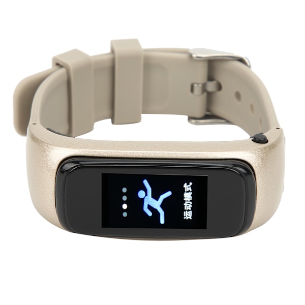 2 i 1 trådløse Bluetooth-hodetelefoner Armbånd Smartwatch Sports Monitor Armbånd FitnessGolden