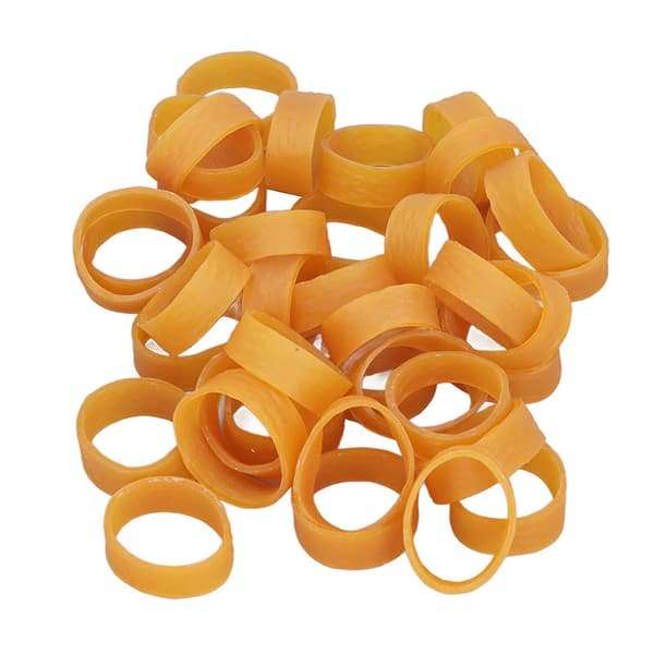 120 stk 10 mm brede elastiske gummibånd - Myke, sterke og holdbare