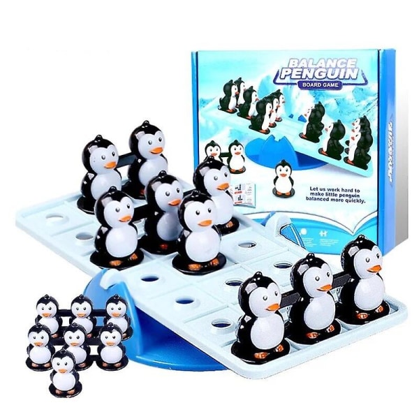 Penguin Balance Toy Foreldre-barn Puslespill Interaktivt spill Penguin Seesaw Toy Family Party Game Klassiker i julklapp Penguin