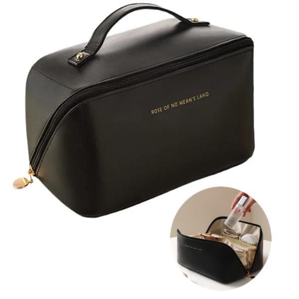 Rymlig Necessär - Perfekt för Resan - Makeup bag Black Svart